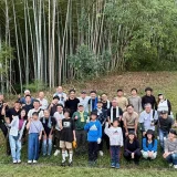 令和七年（2025年）10月11日の岸和田とんぼ池公園での竹切り３