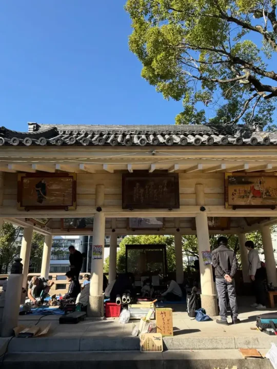 竹灯籠作り最終日その１