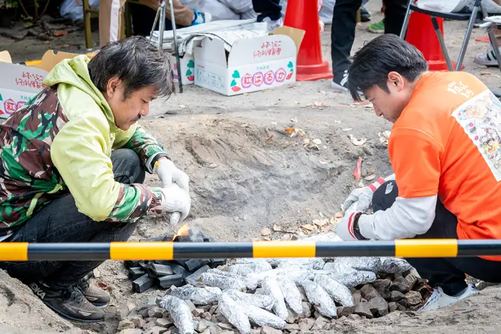 あきんど祭りの焼き芋その１