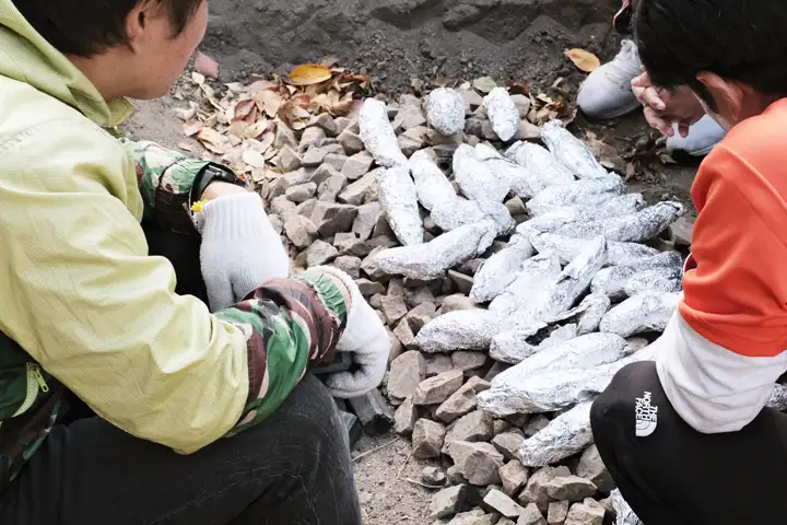 あきんど祭りの焼き芋その２