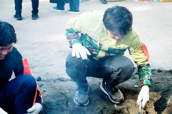 あきんど祭りの焼き芋その４