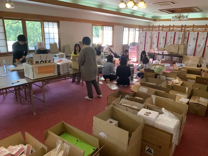 2025年あきんど祭り前日の様子１